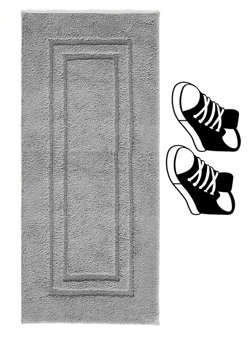 Luxury Extra Large Bath Mat 100% Egyptian Cotton Floor Mats Bath Rugs Water Absorbent Bathroom Toilet Pedestal Carpet Mats - Towelsbay